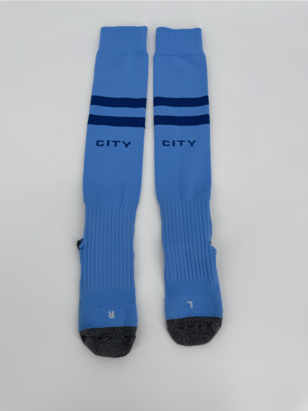 Puma Youth Manchester City Socks Sizeโ 1 (US 13K-3) 2023/24 Season Blue